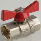 Шаровый кран "бабочка" Ду 20 ВР/ВР PN30 ECO Kalde 3391-bfe-0c0000