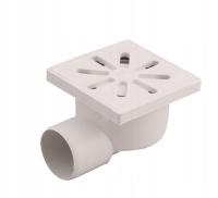Фитинг ARMAKAN PVC решетчатый сточной 50 угольник (Польша)