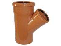 Тройник ARMAKAN PVC внешняя канализация ПП 160/110/45о (Польша)