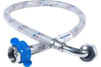 Гибкая подводка для воды ЦС нейлон, 1/2”Гх1/2"Г- угол L-120 см, штука ГП002144