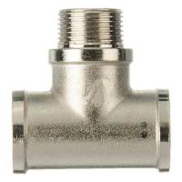 Тройник латунь Эльф 3506 1/2" В-Н-В никелирование