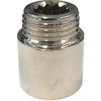 Удлинитель 1/2" вн/нар, 20 мм, Хром, Kalde (3811-nex-0b0020)