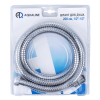 Шланг для душа конус имп (1/2") + имп (1/2") длина 2 м в блистере Aqualine 5092