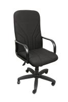 Кресло Евростиль Менеджер эконом ткань черный В-14
