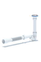 (BD1016) (15) Сифон для биде 1 1/4 х 32 с трубой 32х40/50