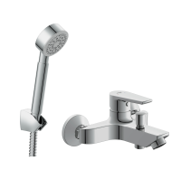Комплект 2 в 1 смеситель для ванны VERO душевой гарнитур CARI Cersanit Vero 64510