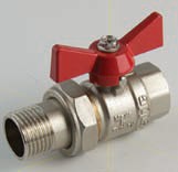 Шаровый кран "американка-бабочка" ВР/НР Ду 15 PN40 Kalde 3391-bap-0b0010