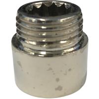 Удлинитель 1/2" вн/нар, 15 мм, Хром, Kalde (3811-nex-0b0015)