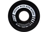 Лента ФУМ для воды MasterProf 19 мм x 0,25 мм x 15 м ИС.131432