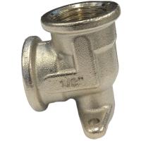 Угольник с креплением (водорозетка) 1/2" вн/вн, Kalde (3811-fle-0b0000)