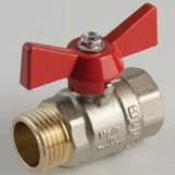 Шаровый кран ДУ15 (бабочка) В/Н PN 30 Kalde 3391-bme-0b0000