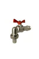 Шаровой кран водоразборный со штуцером Kalde 1/2, 3391-bev-0b0000