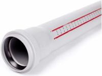 Труба Ostendorf канализационная HTEM 40х1,8х150 мм для внутренней канализации ПП, белый (РФ)