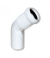 Колено ARMAKAN PVC канализационное ПП 50/15o (Польша)