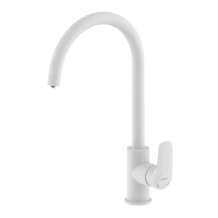 Смеситель для кухни с фильтром для питьевой воды Milardo Rora, белый матовый RORWTFJM05