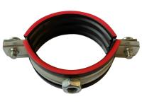 Хомут с резиновой прокладкой 2" М8 (59-66)±2мм без комплекта