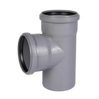 Тройник Ostendorf канализационный ПП 40/40/87 для внутренней канализации HTEA Ger,серый (РФ)