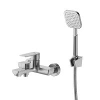 Смеситель для ванны Milardo Maze, сатин MAZBN00M02