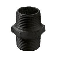 Ниппель шестигр с лев. и прав. резб. Н/Н №281, 50 (2"), черн. Atusa 28101008