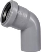 Колено Ostendorf канализационное ПП 50/67о для внутренней канализации НТВ Ger (РФ)