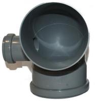 Колено ARMAKAN PVC с добавочными доступами канализационная ПП 110/50/90/90о правый (Польша)