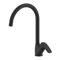 Смеситель для кухни Milardo Rora черный матовый RORBL0JM05