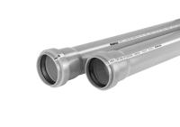 Труба Valfex Base ф 50 L=0.75 м толщ.ст.1.8, с раструбом внутр.кан. (10)