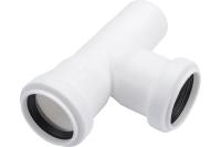 Тройник Ostendorf канализационный ПП 40/40/87 для внутренней канализации HTEA Ger,белый (РФ)