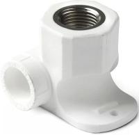 Угольник байпасный для смесителя Дн 20х1/2 Aquaplast ПП сер