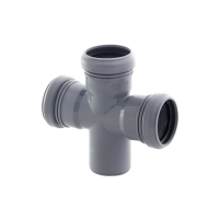 Крестовина ARMAKAN PVC канализационная ПП 50/50/50/90o (Польша)