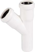 Тройник Ostendorf канализационный ПП 40/40/45 для внутренней канализации HTEA Ger,белый (РФ)