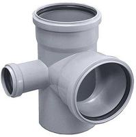 Крестовина Ostendorf канализационная ПП 110/110/50/87 угловая правая для внутренней канализации HTEDL (РФ)