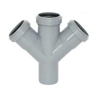 Крестовина ARMAKAN PVC канализационная ПП 50/50/50/45о (Польша)