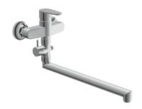 Смеситель для душа однорычажный излив 30см Cersanit Cari 63028