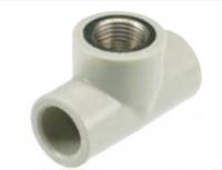 Тройник комб. ВР Дн 25х3/4х25 Aquaplast ПП (серый)