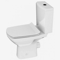 Компакт: CARINA NEW CLEAN ON 011 3/5, гор.вып.,кр.дюр.,slim, lift, easy-off, белый, Сорт1