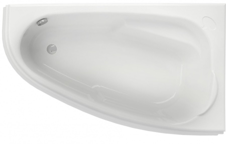 Ванна акриловая ассиметричная 140х90 Cersanit JOANNA NEW правая, белая с рамой S301-166+РАМА