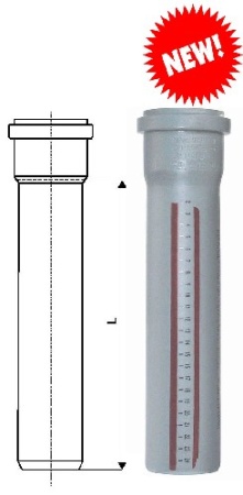 Труба кан. ПП (OPTIMA) 110х2.2х3000 мм для вн. кан. HTEM