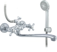 Смеситель в/д ЦС-СМ 600/5.1-4 К Мет_Крест S-обр. излив L-350 мм ИМП