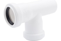 Тройник Ostendorf канализационный ПП 40/40/87 для внутренней канализации HTEA Ger,белый (РФ)