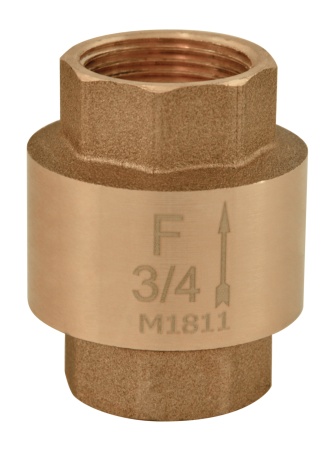 Клапан обратный латунь с пластиковым закрытым элементом FERRO ZZ6 Ду50