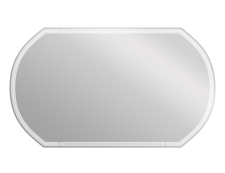 Зеркало: LED 090 design120x70 с подсветкой и антизапотеванием, овальное