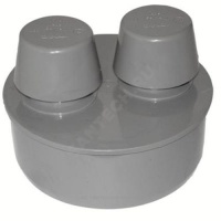 Клапан ARMAKAN PVC серый вакуумный Дн 50 Ростурпласт11303 (РФ)