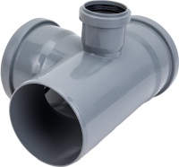 Крестовина Ostendorf канализационная ПП 110/110/50/87 угловая правая для внутренней канализации HTEDL (РФ)