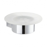 Space стеклянная мыльница настенная