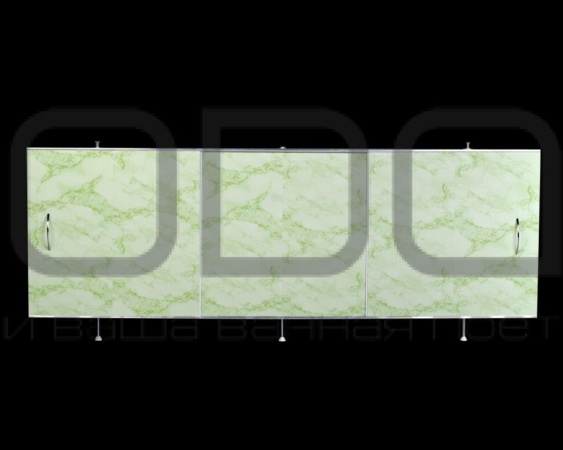 Экран для ванны ODA Универсал ЭС 170-50 УЗ 170*50 светло-зеленный мрамор