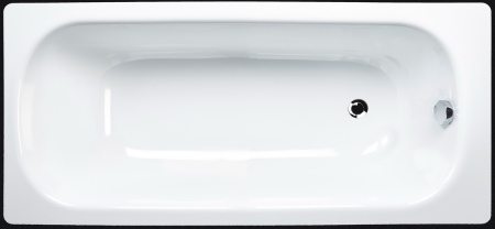 Ванна стальная Cassia Titanium 1700х700 мм, цвет белый, тол.изд. 2,2 мм, ножки PVC Standart (РБ)