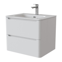 Тумба с раковиной подвесная Iddis Edifice 60 см, белый EDI60WFi95K