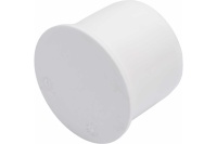 Фитинг Ostendorf пробка (заглушка) канализационный ПП 40 для внутренней канализации HTM Ger, белый (РФ)