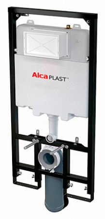 Скрытая система инсталляций Alca Plast для сухой установки при реконструкциях ванных комнат Sadromodul AM1101/1200